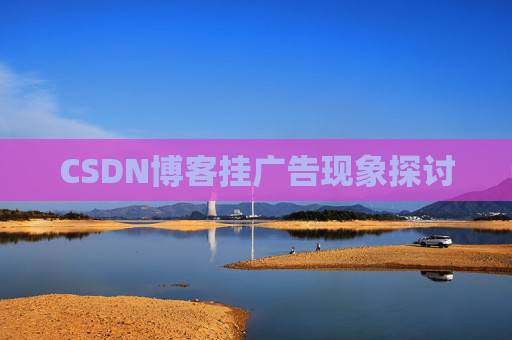 CSDN博客挂广告现象探讨